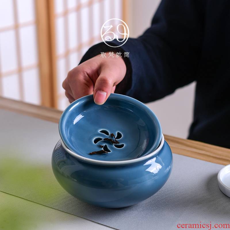 Japanese take on water in hot tea wash to creative ceramic kung fu tea set with parts for wash bucket water jar cup