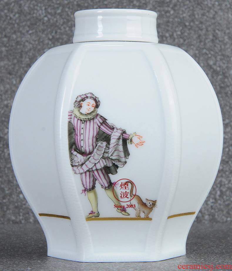 German mason mason meisen new clipping porcelain Figure painting caddy fixings