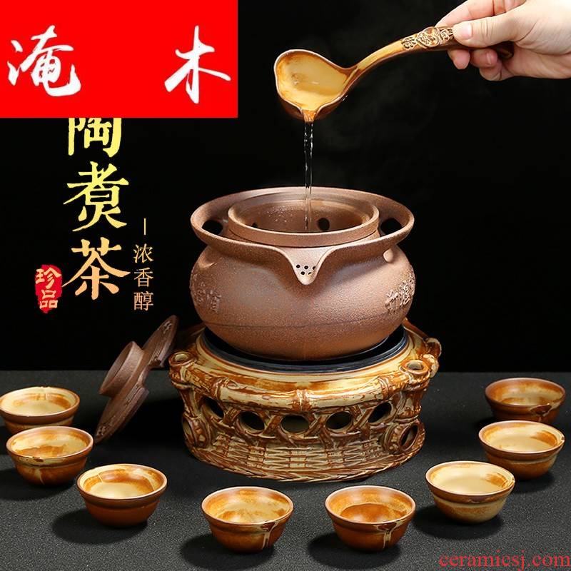 Submerged wood boiling tea ware ceramic company - thermal TaoLu tea stove temperature puer tea with a suit of household, black and white tea tea