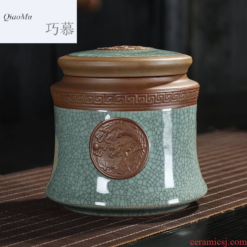 Qiao mu TN elder brother up with ceramic tea pot large red green tea pu - erh tea, white tea sealed as cans of all sorts of dry goods store herbs