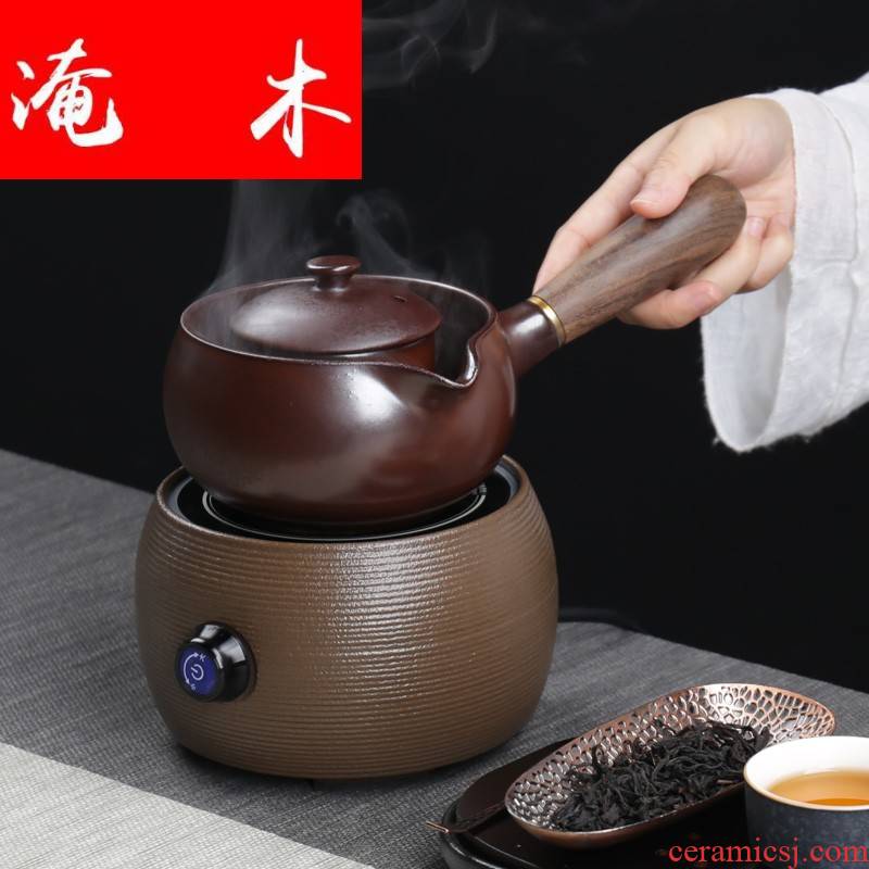 Submerged wood black tea boiled kettle side put the pot of boiled tea exchanger with the ceramics electric TaoLu pu - erh tea teapot Japanese household electric kettle