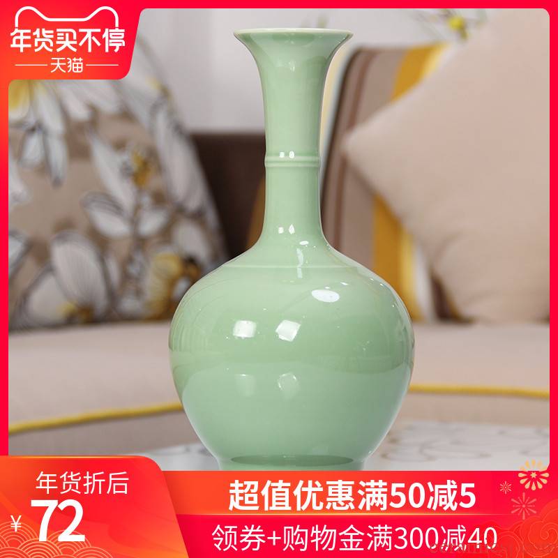 303 jingdezhen ceramic vases, modern art creative arts crafts furnishing articles home decoration color glaze