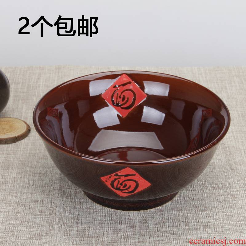 Wine red hotel with characteristic creative ceramic rainbow such as bowl beef rainbow such as bowl ltd. household mercifully rainbow such to use such as always