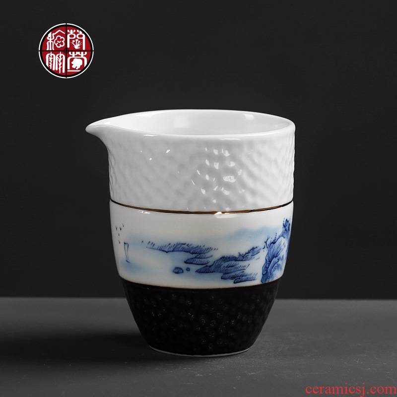 The Was hammer teacup archaize ceramic tea set points to restore ancient ways Japanese household fair cup of tea tea is 5