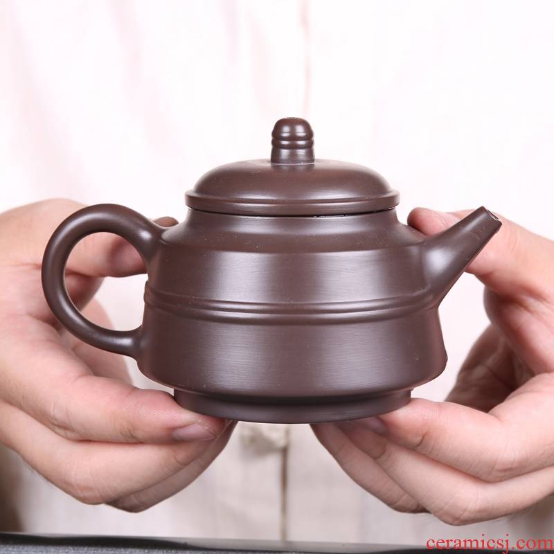 Qiao mu Japanese manual kung fu tea set undressed ore it purple clay make tea tea set tea service