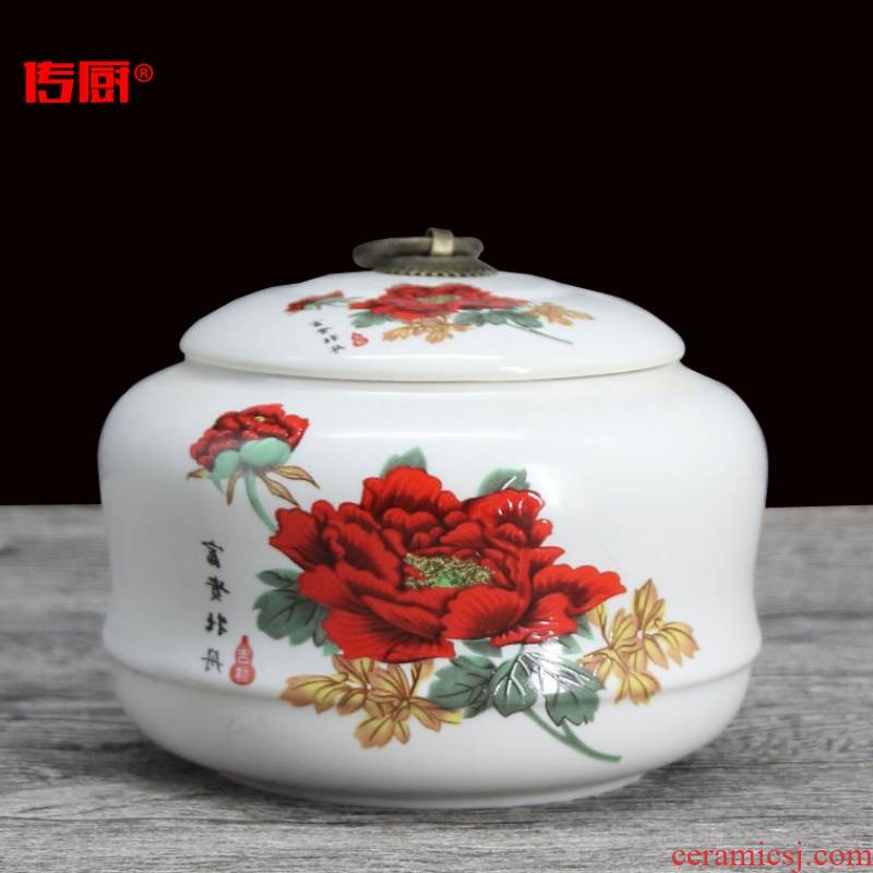 The kitchen ceramic tea pot, big expressions using sealed storage puer tea warehouse wake tea box, sealed as cans prevention