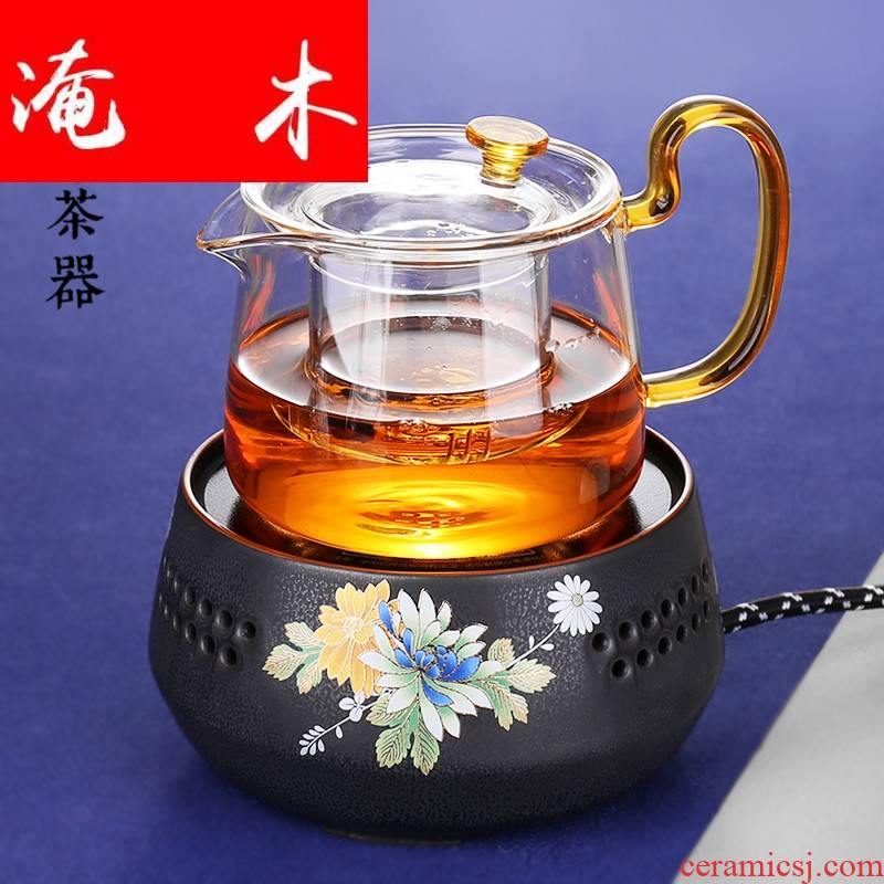 Submerged wood high - temperature home filtration pot boiling tea ware ceramic electric TaoLu tea stove glass kettle kung fu