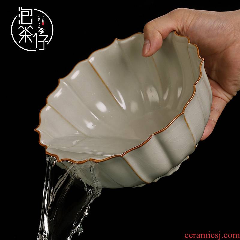 Your up to heavy wash large home water jar ceramic kung fu tea tea cups to wash hand contracted Japanese zen tea taking