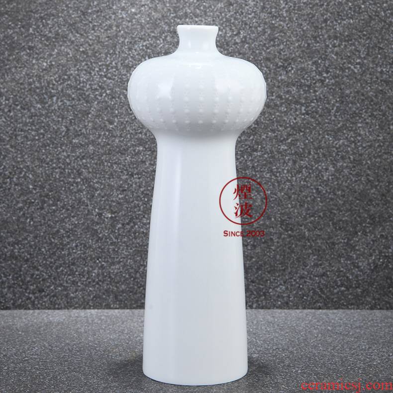 German MEISSEN mason mason pure white embossed series mesa meisen porcelain vase furniture furnishing articles