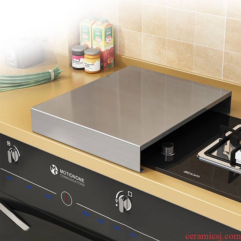 Induction cooker shelf stainless steel kitchen gas gas stove cover household kitchen shelves base plate