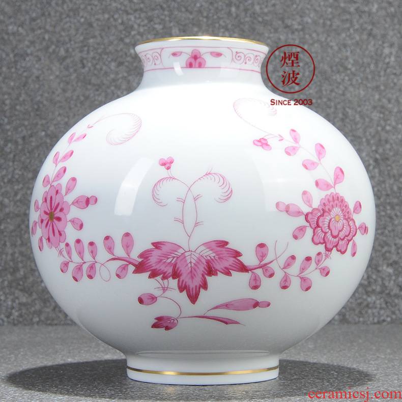 German mason MEISSEN porcelain magic flower vase home furnishing articles 90 mm wave powder India