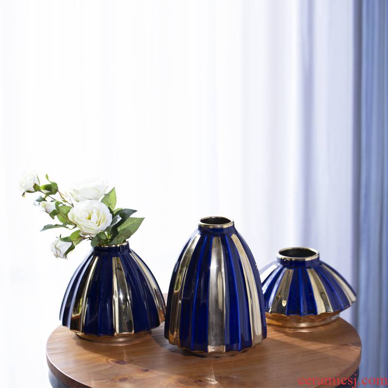 I and contracted vase furnishing articles vase vases, flower arrangement sitting room hotel furnishing articles furnishing articles of jingdezhen ceramics