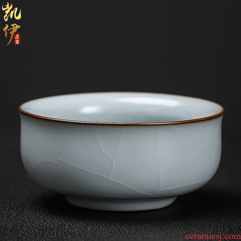Light to read the manual kung fu tea cups porcelain tea set master single glass ceramic large individual sample tea cup bowl