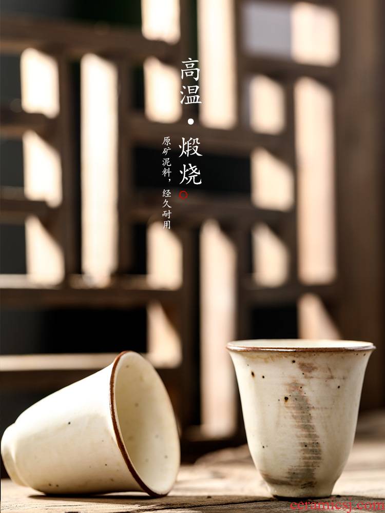 Jingdezhen checking sample tea cup single cup clay master cup single kung fu tea fragrance - smelling cup ceramic cups, getting out