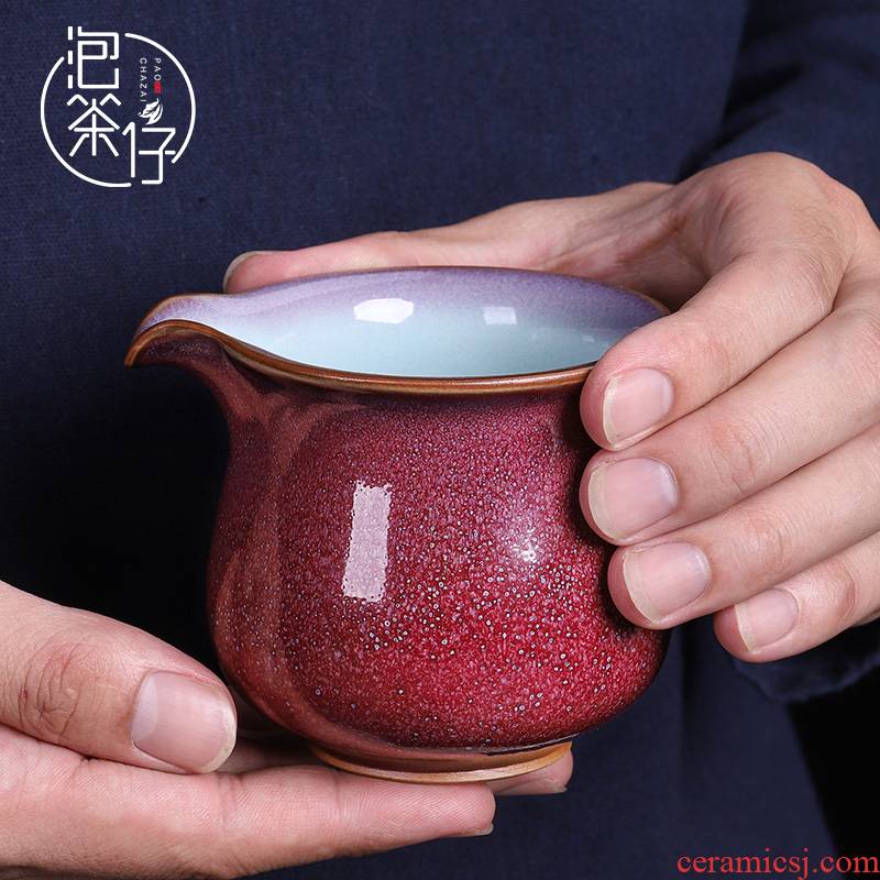 MiaoXingWei pure manual points masterpieces kunfu tea tea tea machine single common cup tea fair fair keller cup ceramics
