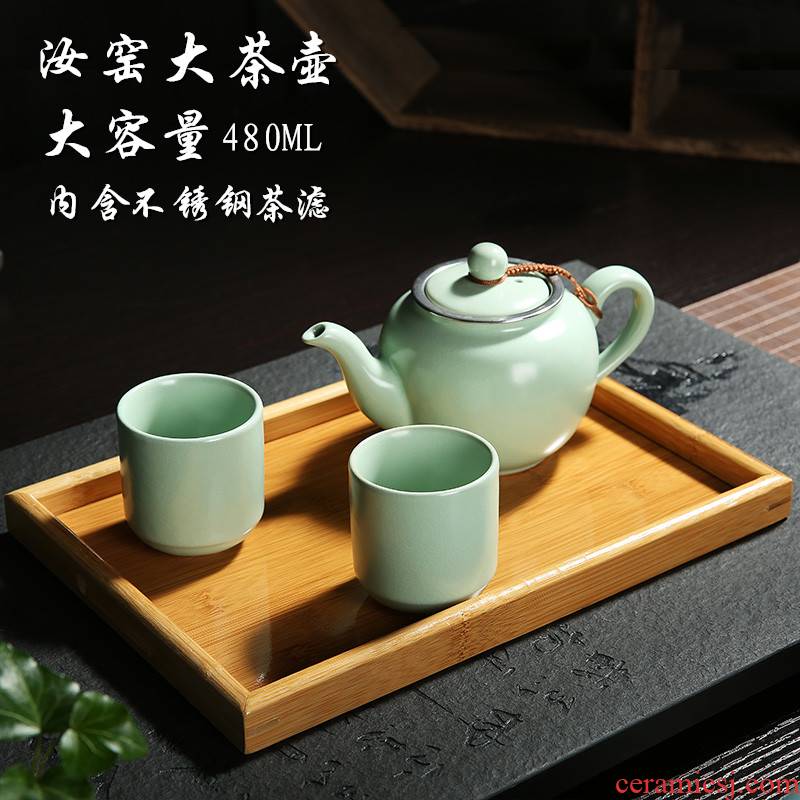Your up pot of large - sized ceramic teapot girder are it a teapot home elegant pot pot two belt filter