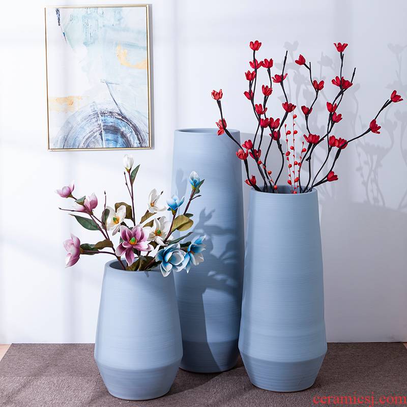 I and contracted Nordic vase furnishing articles flower arranging home sitting room manual landing clay cafe tooling accessories