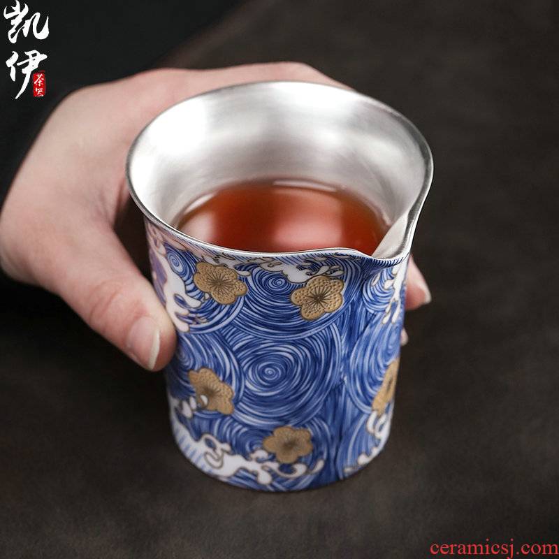 Enamel playmates toys empty coppering. As silver 999 jingdezhen ceramic fair keller cup points have a cup of tea sea tea tea
