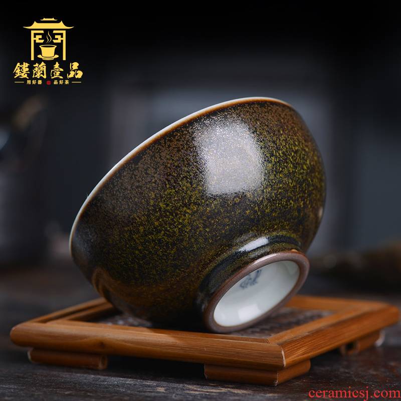 All hand your up jingdezhen ceramics moss terms stars master of kung fu tea tea cup cup tea bowl