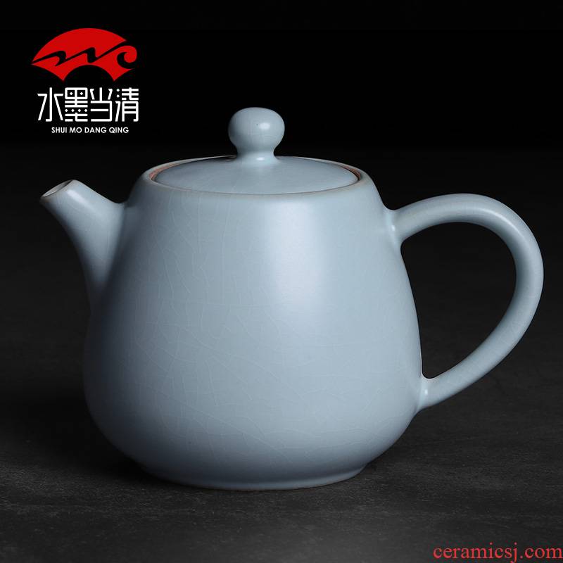 Your up ceramic kung fu tea pot single pot of belt filter household use manual open piece of ice to crack glaze small Chinese tea