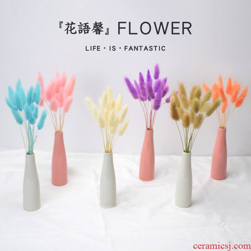 To embellish the Daisy flower bouquet little bunch of mini rose decorative furnishing articles Nordic ceramic vase really spend the wind