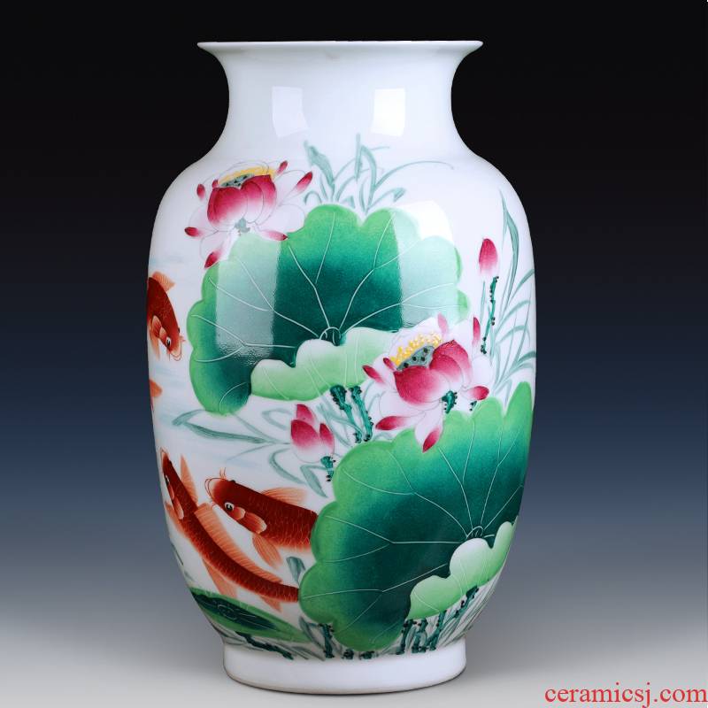 Jingdezhen ceramics hand - made vases furnishing articles for years for porcelain decoration decoration fashion rich ancient frame sitting room