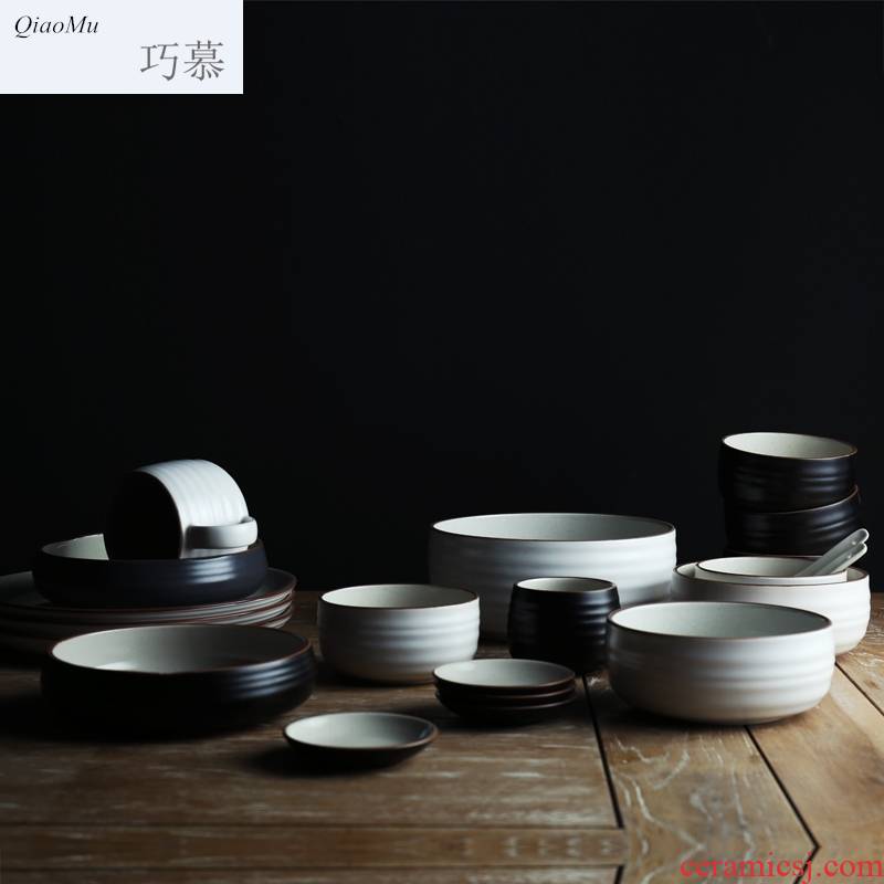 Qiao mu ideas ceramic bowl domestic large fruit salad bowl such as bowl ou bowl bowl dessert bowls