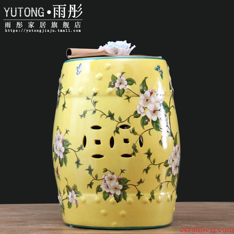 New Chinese style European rural jingdezhen temperature hand - made ceramic who drum who dressing change who drum pier ruffles what shoe
