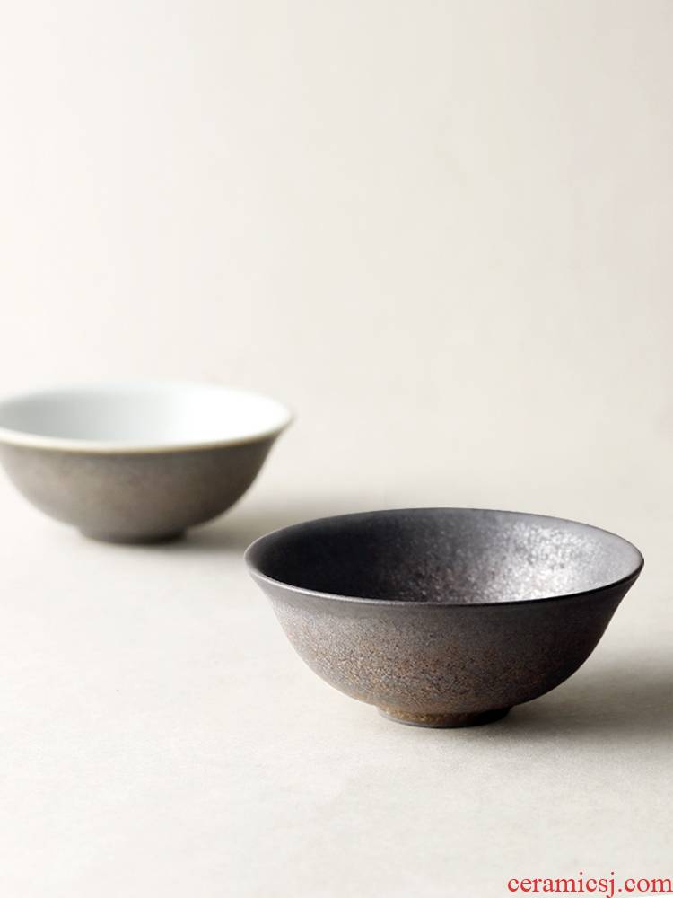 About Nine soil checking ceramic cups zen gold bowl tea Japanese household vintage kung fu tea sample tea cup
