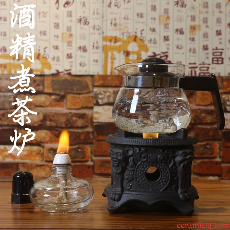 Alcohol furnace pot of boiled tea stove kung fu home warm tea Alcohol it boiled tea ceramic based heating furnace