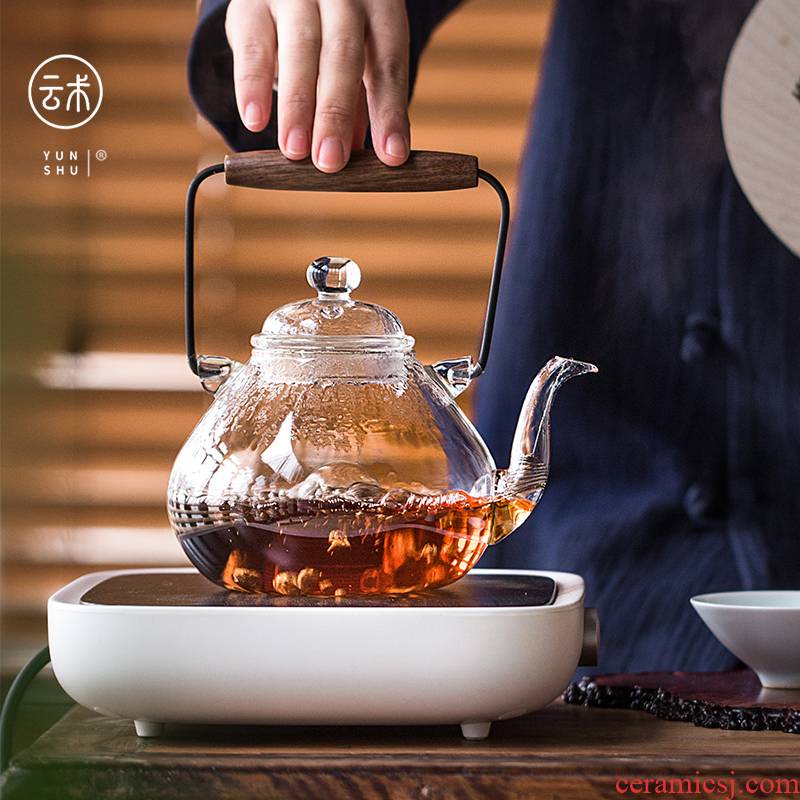 Cloud cooking art glass teapot high - temperature'm kettle Japanese household automatic electrical TaoLu steaming tea is tea boiling kettle