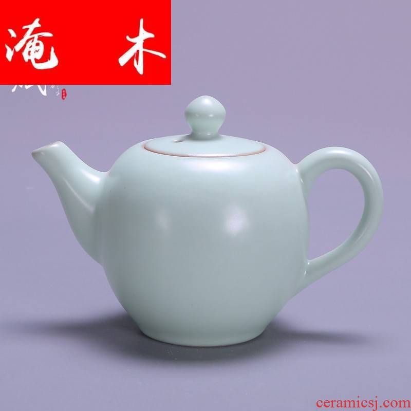 Submerged wood your up to open the slice single pot of your porcelain ceramic teapot kung fu tea set household large teapot tea filter device