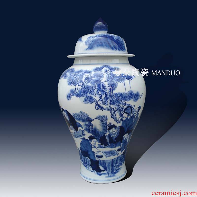 Jingdezhen porcelain the general character of classical porcelain pot landscape classical personage general porcelain pot