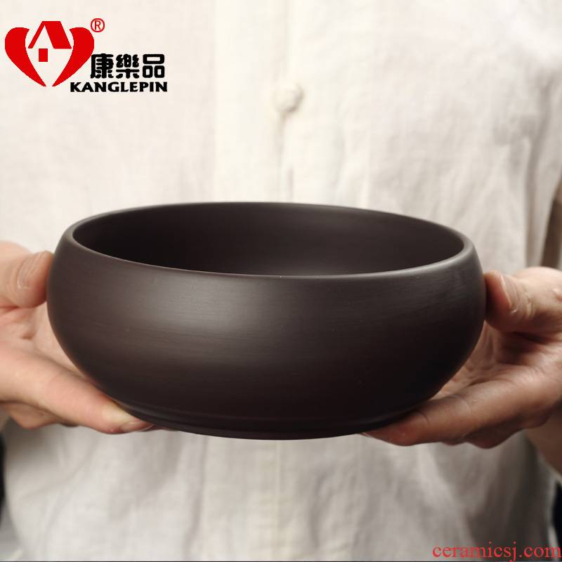 Recreation beautiful yixing purple sand tea wash large cup for wash bowl tea cups set fittings of kung fu