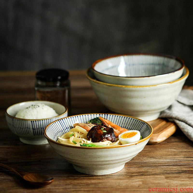The Japanese kitchen ceramic bowl restoring ancient ways of household utensils rainbow such use students small bowl of rice bowls ceramic bowl to eat bread and butter