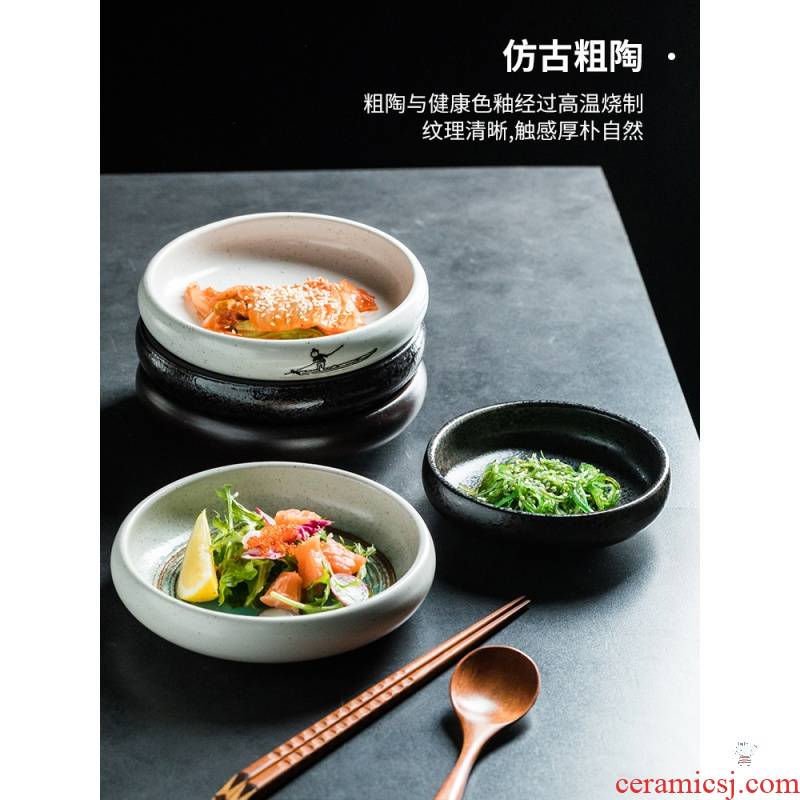UTSUWA taste Japanese pickles disc ceramic plate plate pickling dab of cold dish dish dish dish flavor dish vinegar sauce
