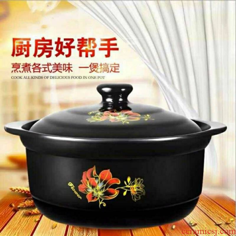 Casserole rice such as Casserole fans ceramic simmering saucepan household gas flame to hold to high temperature crock in clay pot soup pot soup