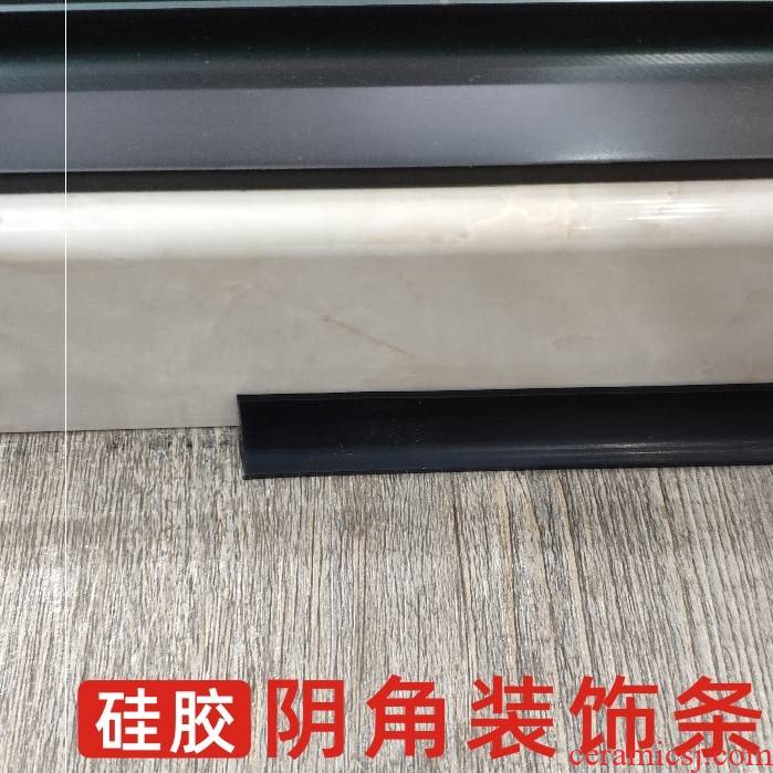 Ceramic tile Yin Angle bead silicone line decoration article Yin Angle sealing side on the corner corner serging convergent seam sealing strip