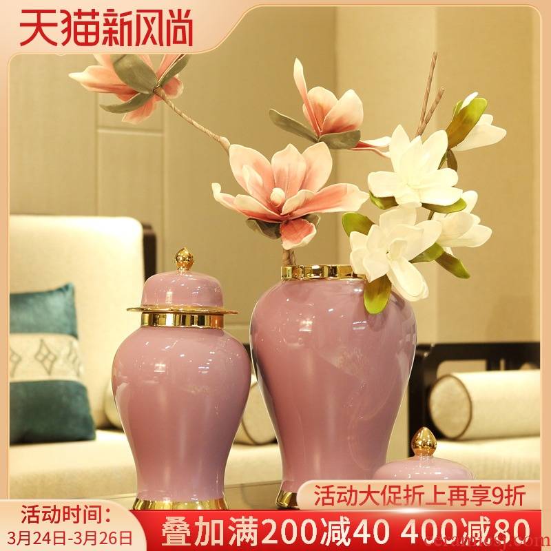 The general European ceramic pot place to live in The sitting room porch example room TV ark, creative decoration desktop decoration
