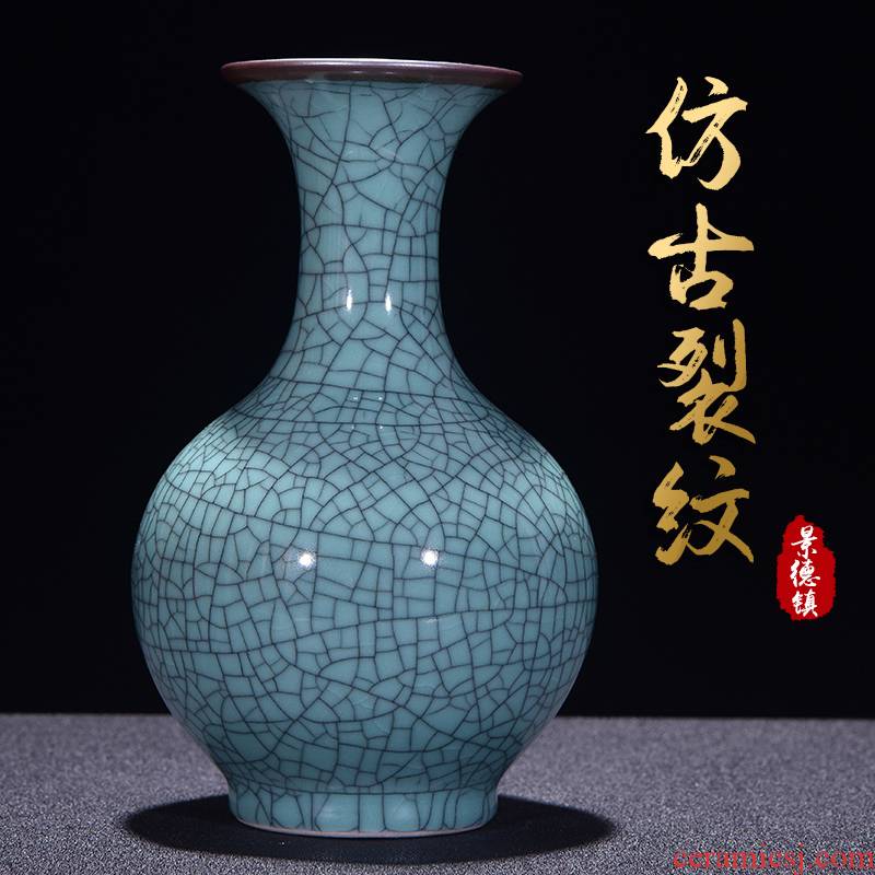 Jingdezhen ceramics Chinese antique vase of crack of the sitting room TV ark, wine home decoration creative furnishing articles