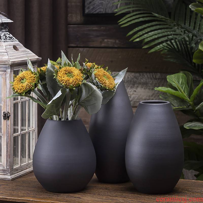 The Northern wind ceramic floret bottle furnishing articles TV ark, the table dry flower flower arranging I and contracted sitting room key-2 luxury decoration