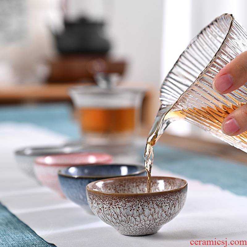 Hui shi retro up built lamp cup retro kung fu master cup single cup tea light sample tea cup ceramic cups