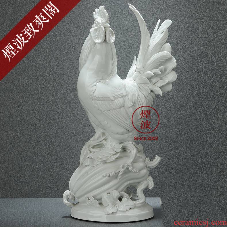 German mason animal MEISSEN porcelain porcelain gallic rooster handicraft furnishing articles that occupy the home act the role ofing is tasted