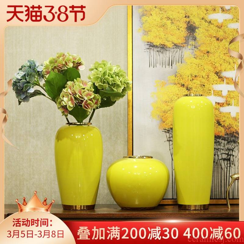Postmodern new Chinese style ceramic vase furnishing articles dried flower arranging flowers sitting room TV ark, I and contracted household decorations