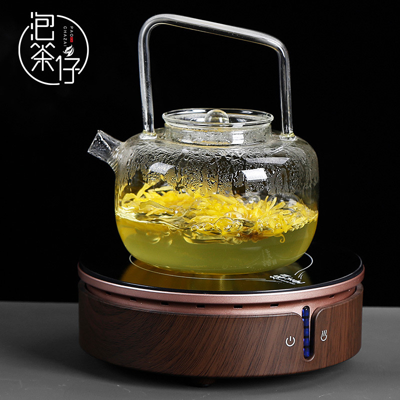 DE mini small electric TaoLu mingyuan hall tea stove household utensils to boil tea scented tea glass pot of boiling water heating base