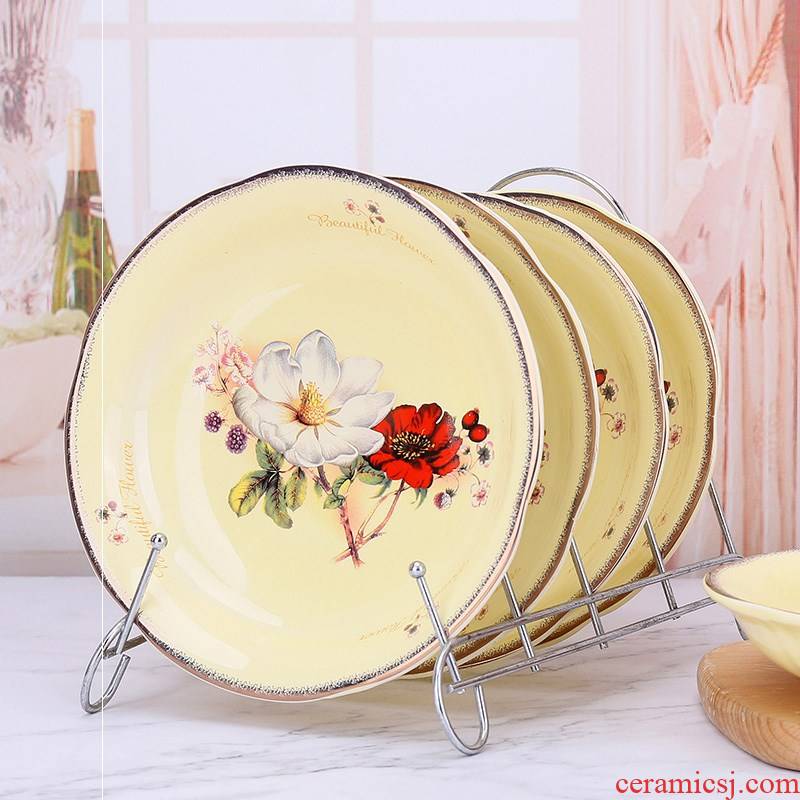 7 inches dish suits for 10 8 creative move home plate composite ceramic tableware ceramic dish plate plate plate plate