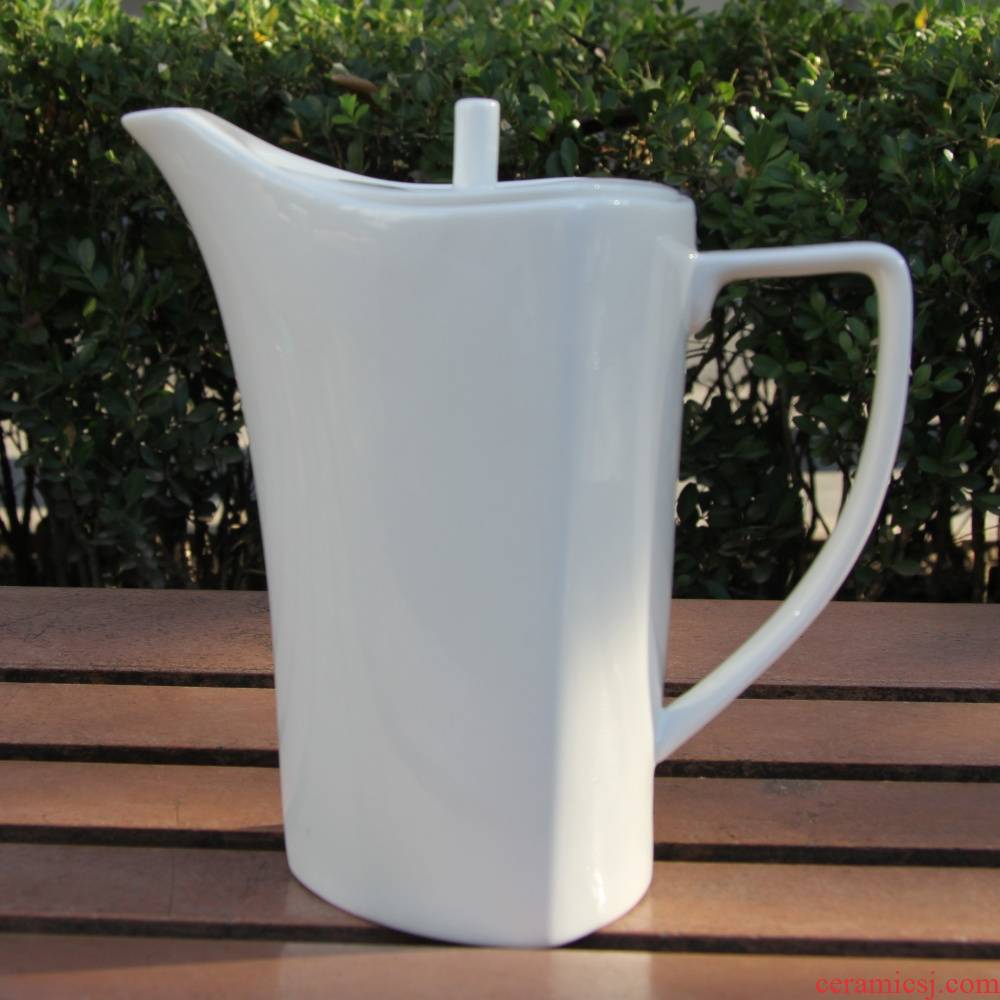 Qiao mu tangshan pure white ipads China Shanghai red teapot cold water pot pot of coffee pot teapot mocha pot of coffee