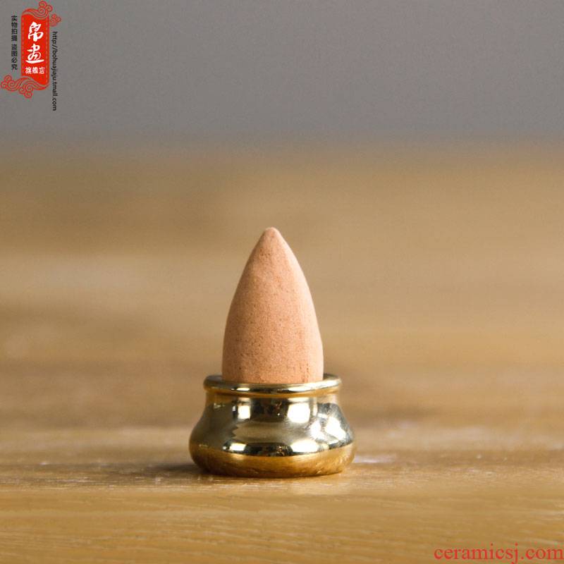 Pure brass bottle gourd incense inserted a device mini fragrant incense coil 's creative joss stick inserted into the base metal substance