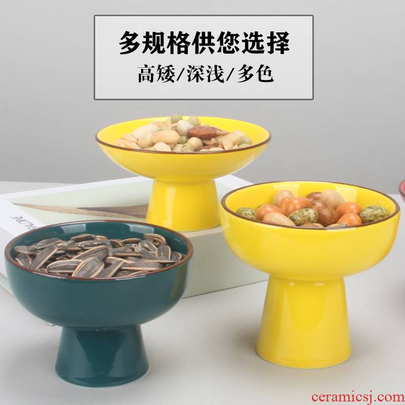 Characteristics of Japanese ceramics high bowl tea yogurt dessert snacks of snack all the fruit nut snacks compote