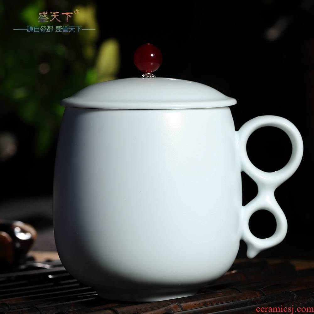 Five ancient jun qiao mu ceramic cups individual cup sample tea cup ice crack type up up your up up filter cup